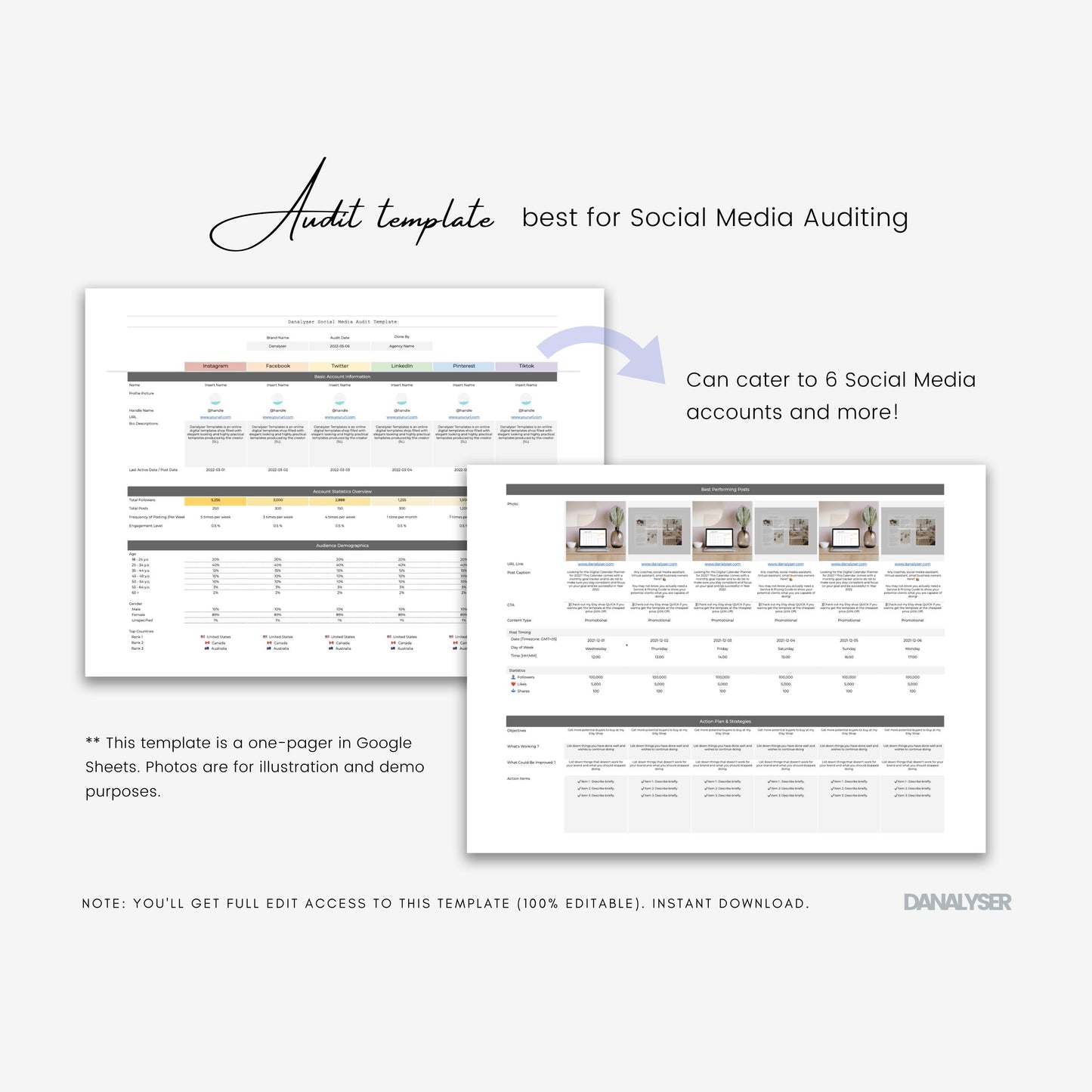 Social Media Audit Template