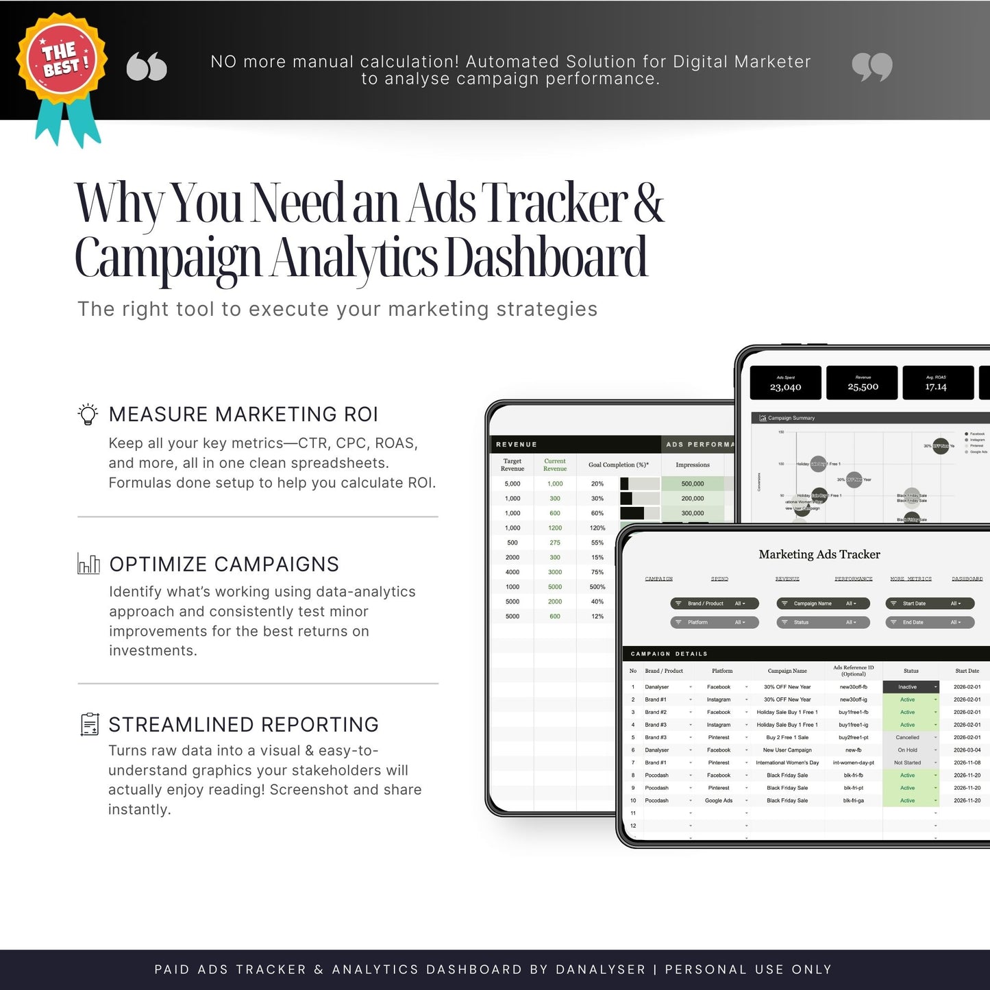 Paid Ads Tracker & Analytics