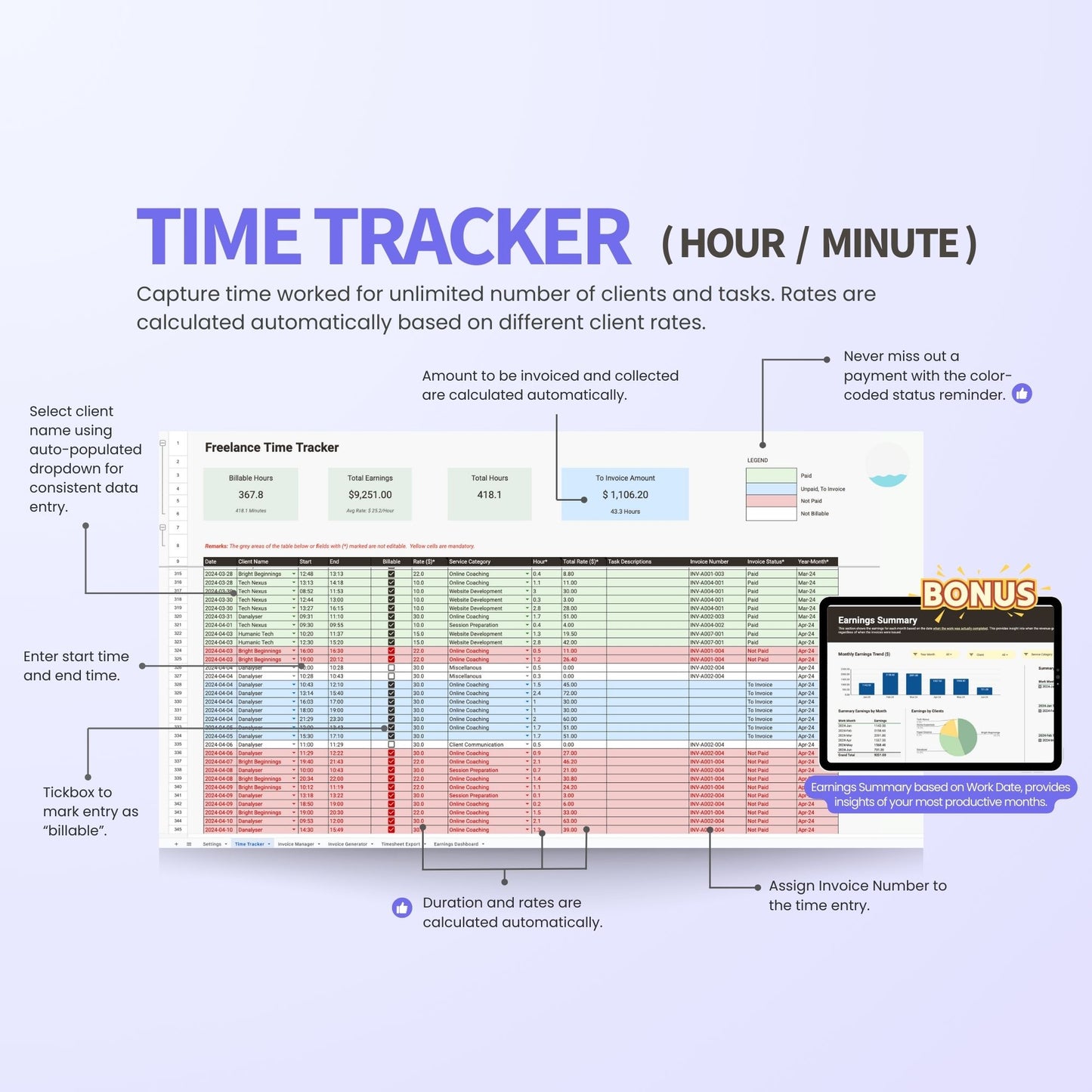 Freelancer Invoice Manager