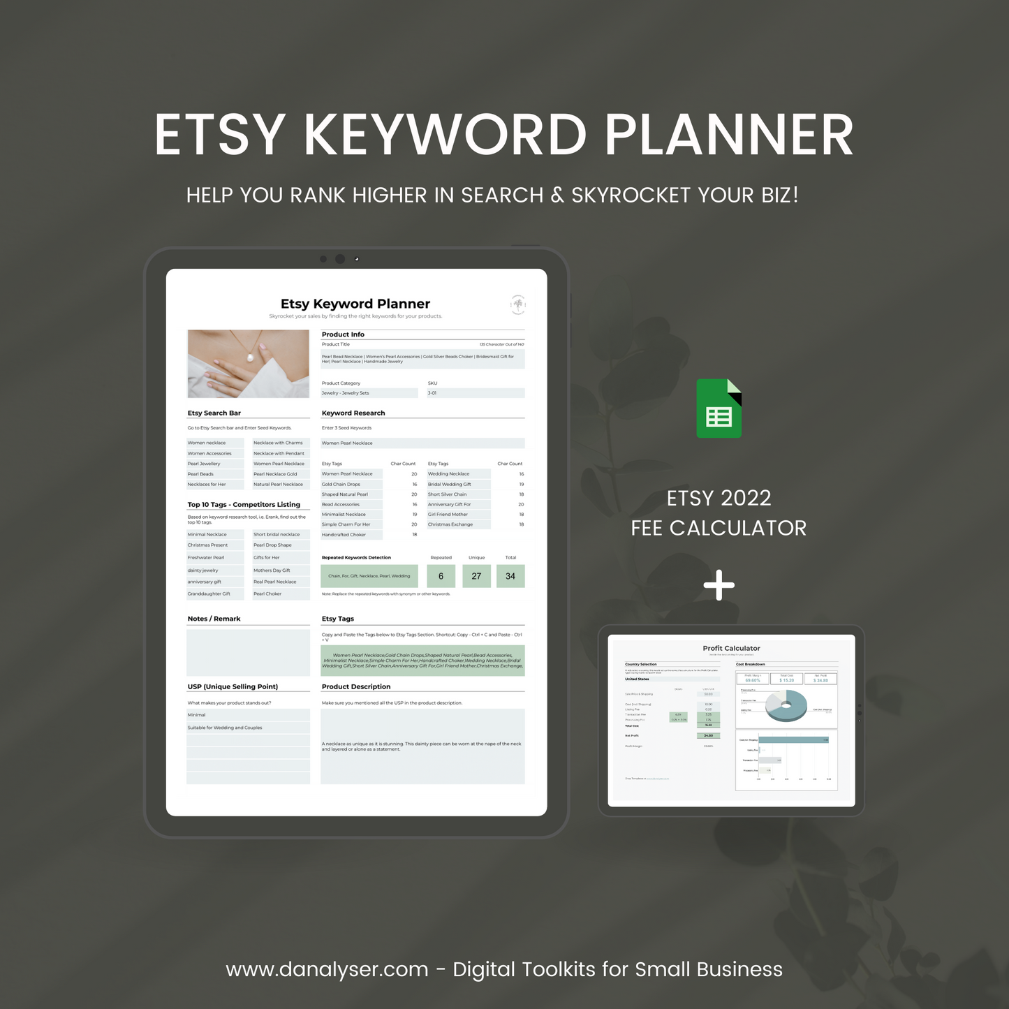 Etsy Keyword Planner