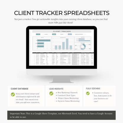 Client Tracker Spreadsheets