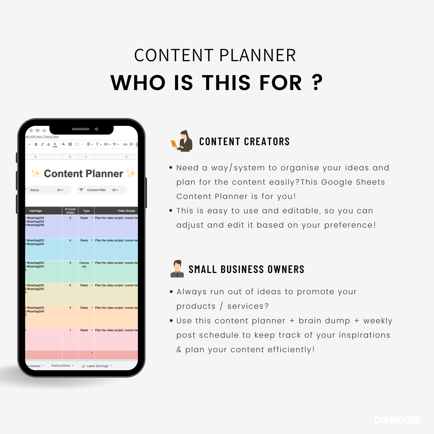 Social Media Content Planner