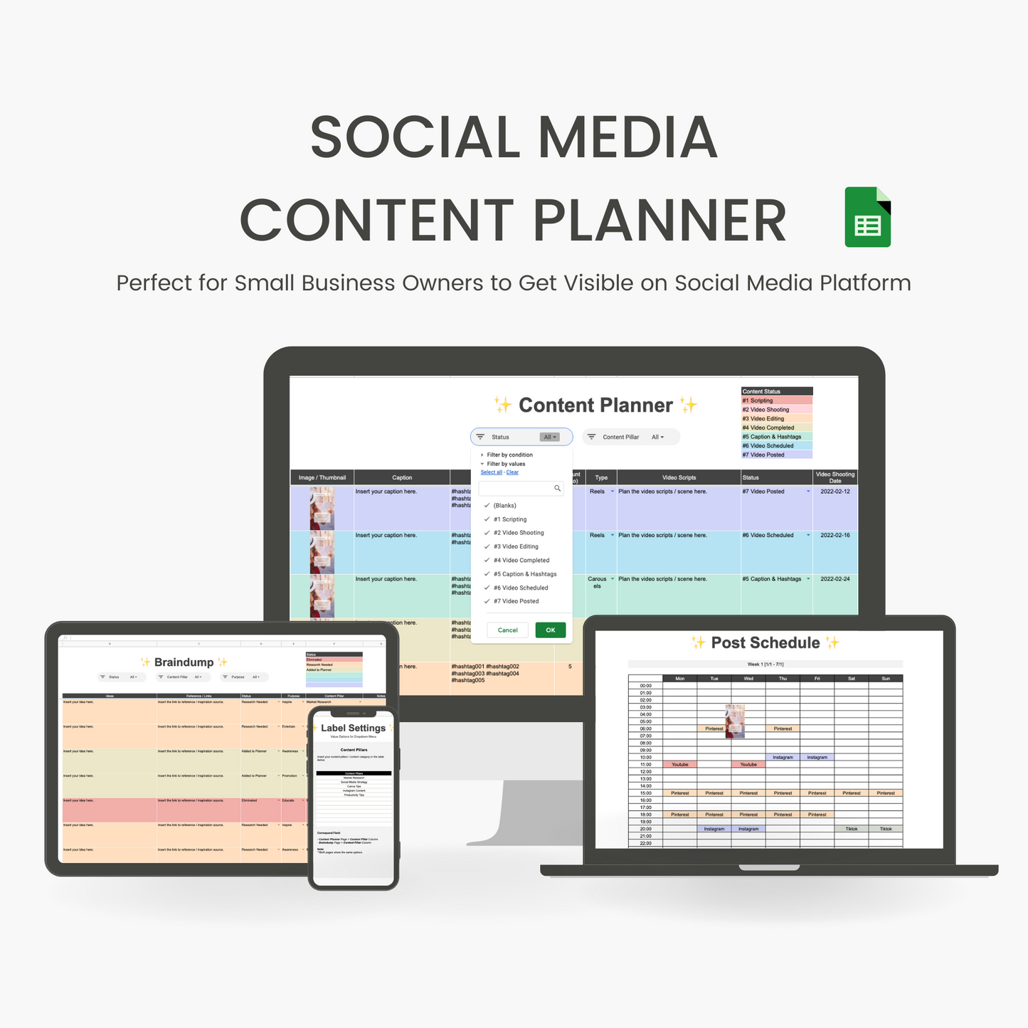 Social Media Content Planner